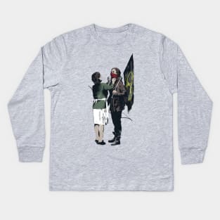 Banksy Games Kids Long Sleeve T-Shirt